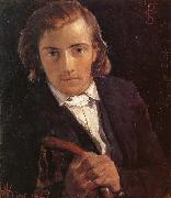 William Holman Hunt F.G.Stephens oil